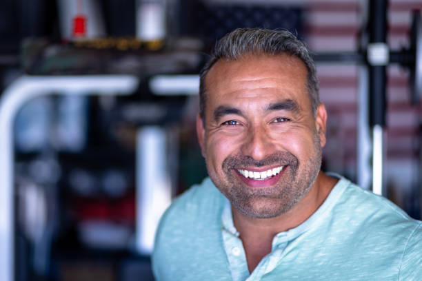 istock Handsome Mature Fit Hispanic Man 2151030377