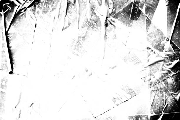 istock Abstract grunge black and white distressed texture background 2151033231
