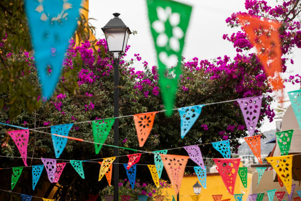istock Colorful Bernal Mexico Papel Picado 2151037217
