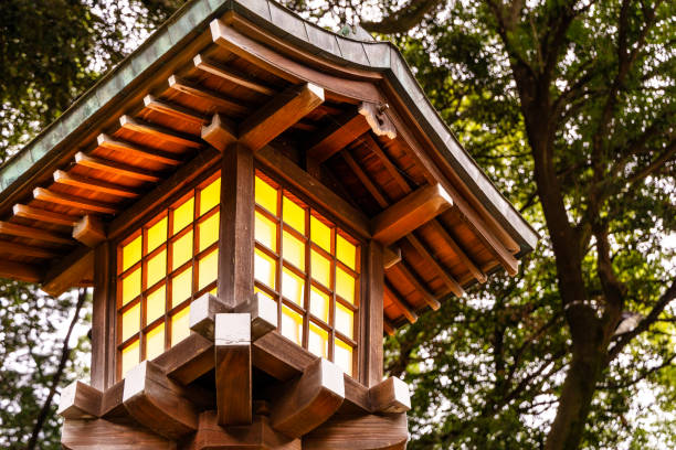 istock Traditional Japanese Wood Lantern 2151043561