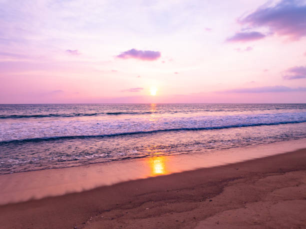 istock Beautiful sea sunset or sunrise landscape background 2151044204