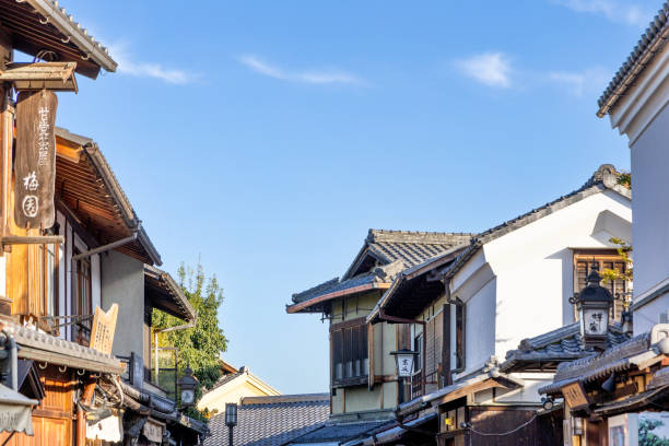 Historic canal in Kurashiki, Okayama, Japan.
