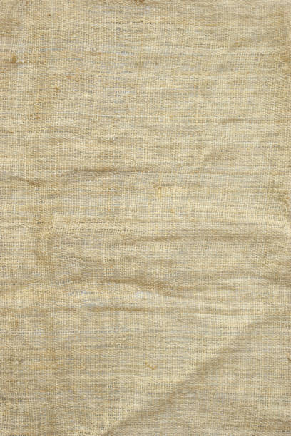 istock brown sackcloth texture background, crumpled burlap fabric textile for design 2151046181