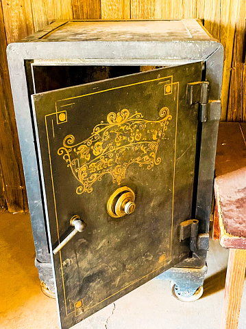 A old vintage safe