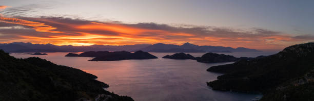 Sarsala Bay Panorama in Dalaman, Mugla, Turkey