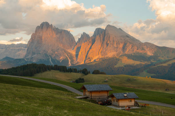 istock Scenic view of Alpe di Siusi in summer 2151053829