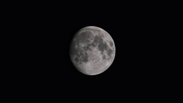 istock First quarter moon point of view from Thailand 2151056148