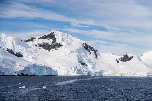 istock Antarctic landscape with diving humpback whales 2151056293