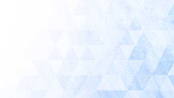 Closeup view of the colorful triangle pattern