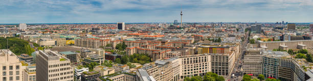istock Berlin Germany, high angle view panorama city skyline at Potsdamer Platz business district 2151057760