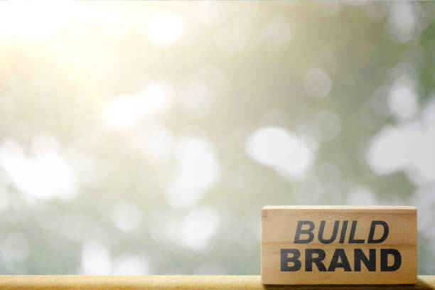 istock Wooden block with build brand text 2151057986