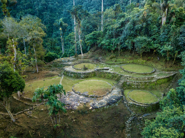istock Ciudad Perdida, ancient ruins in Sierra Nevada mountains. Santa Marta, Colombia wilderness 2151058957