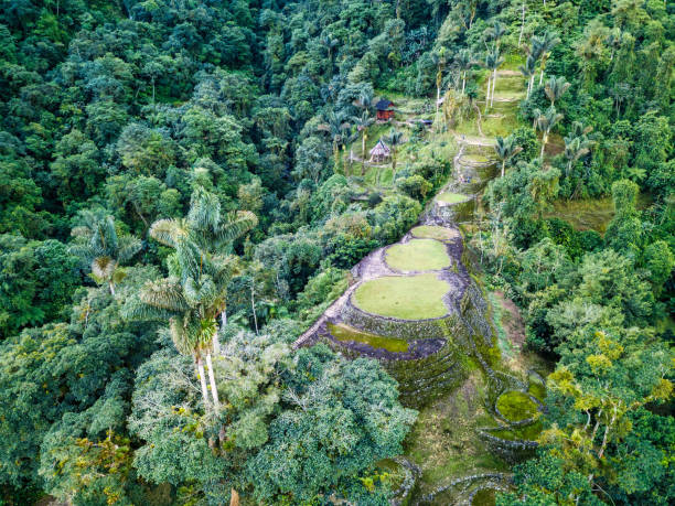 istock Ciudad Perdida, ancient ruins in Sierra Nevada mountains. Santa Marta, Colombia wilderness 2151058980