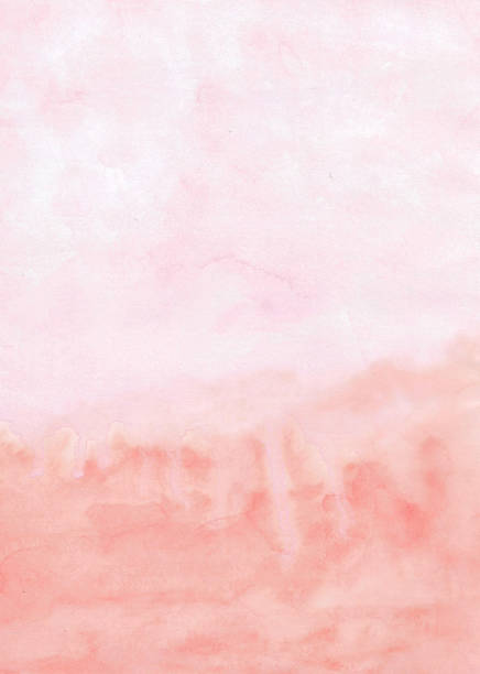 istock Watercolor painting abstract background or pink and orange abstract watercolor texture backdrop on paper. 2151059585