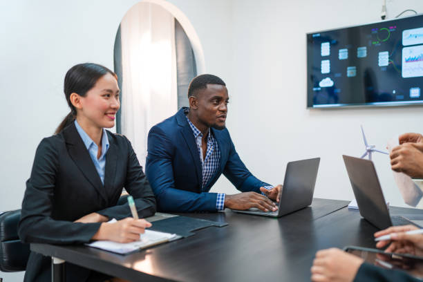 istock Multiracial business people having meeting and brainstorming discussed. 2151061117