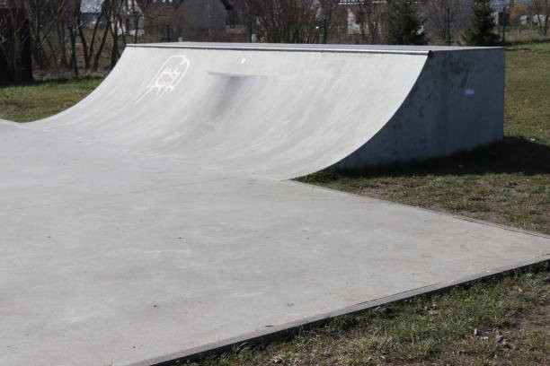 istock Skejt park - a place for cycling, roller skating and skateboarding 2151062183