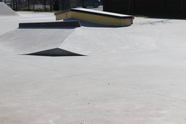 istock Skejt park - a place for cycling, roller skating and skateboarding 2151062193