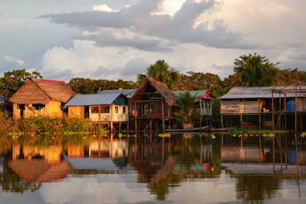 istock Amazon River Tributary, Empty with no People - Peru Stock Photo 2151067098
