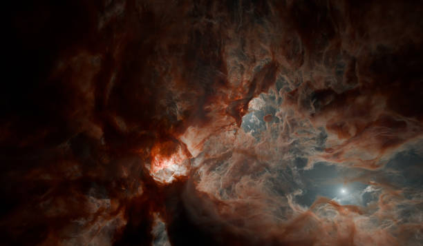 istock colorful space nebula - 3D illustration 2151069526
