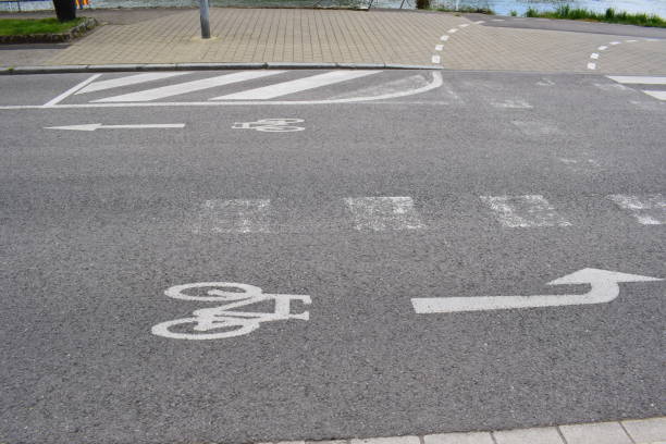 istock bike road arrow 2151082335