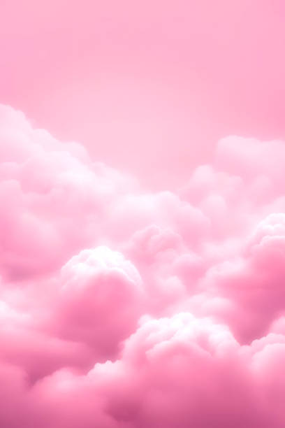 istock Vertical calm background of pink dreamy clouds. 2151086673