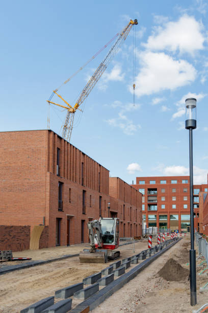 istock Construction of new family homes 2151089644