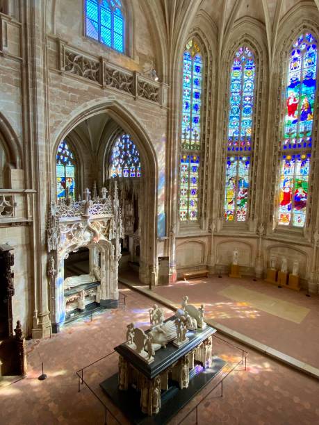 France - Bourg en Bresse - Monastery of Brou - inside