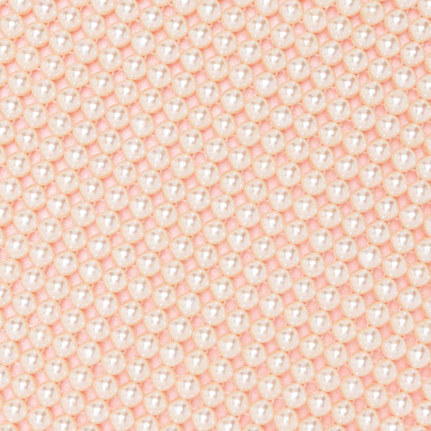 istock Texture made from shiny pearl imitation beads. 2151095059