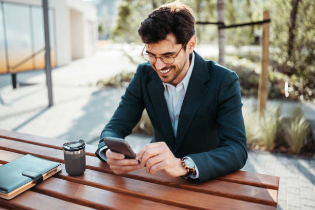 istock Handsome businessman on a street 2151099652