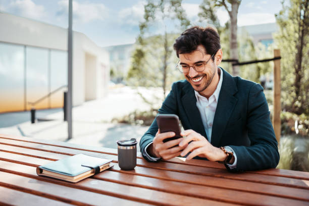 istock Handsome businessman on a street 2151099724