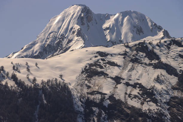 Grand Chalavard (2901) Bernese Alps seen from L'Ardeve