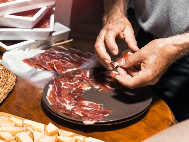 istock Artisanal Jamon Slicing for Gourmet Cuisine 2151112857