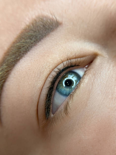 istock permanent make up , close up woman eye beautiful 2151112958