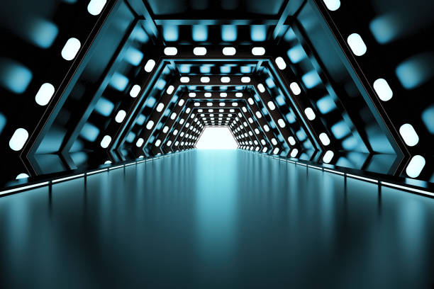 istock Abstract Futuristic Corridor 2151113369