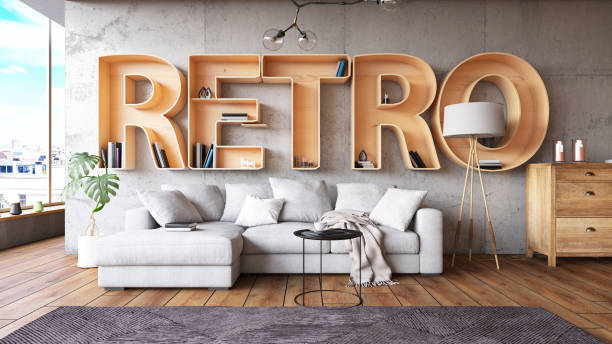 istock Retro Bookshelf with Cozy Interior 2151113388