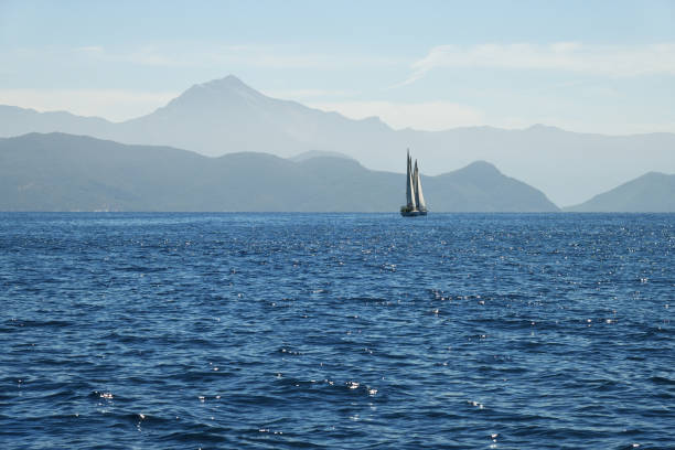 Rich people vacationing with their yachts in Antalya bays