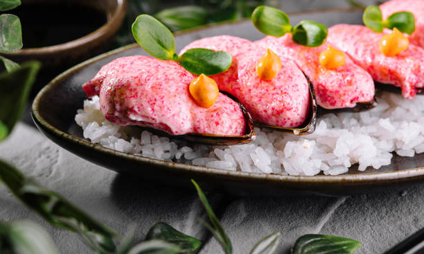 istock Gourmet lobster sushi on elegant plate 2151116289