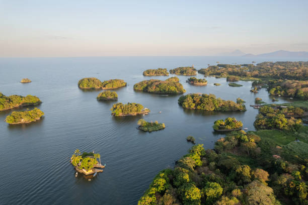istock Panorama of lake islands 2151117690