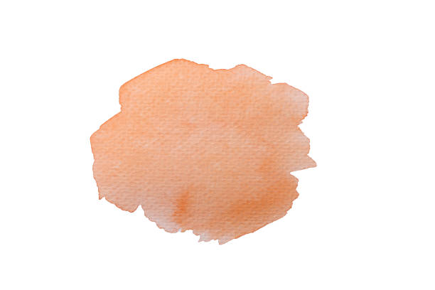 istock Pastel orange abstract watercolor illustration on white background background 2151119550
