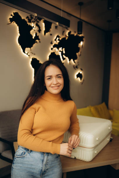 istock a beautiful woman is going on vacation 2151130271