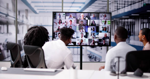 istock Businesspeople Having Video Conference 2151134813