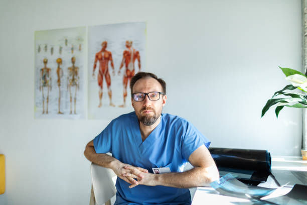 istock Chiropractor doctor portrait 2151139071