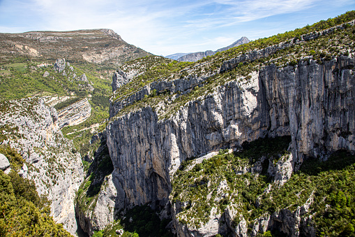 View from up to the Gorge du Verdon