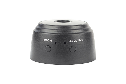 mini wifi cctv camera isolated from background
