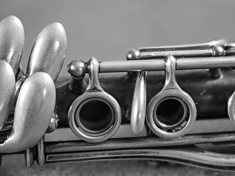 detailed view of a clarinet
