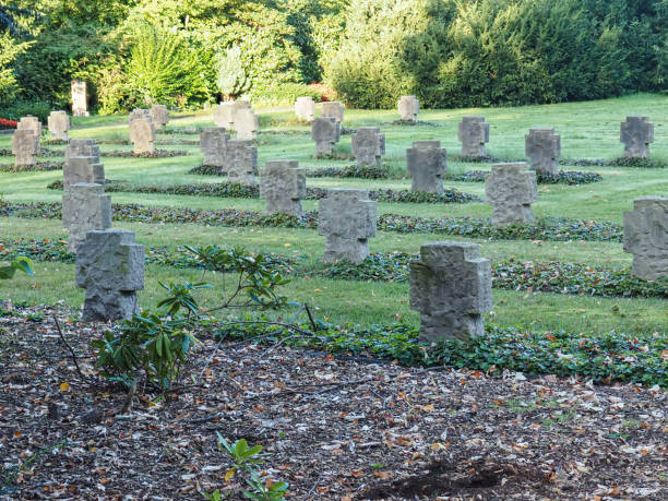 part of a cemetery in germany