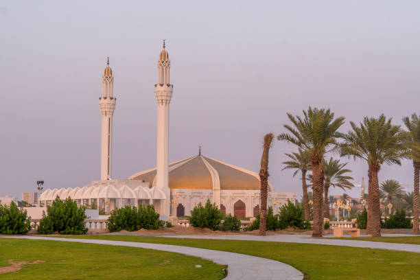 istock The view on Hassan Enany Mosque seen from the Jeddah Corniche in Saudi Arabia. 2151145708