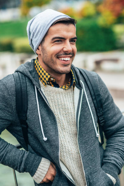 istock Portrait of cheerful young man 2151145833
