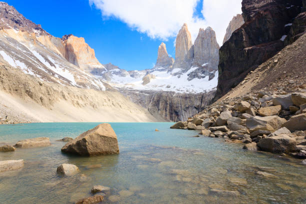 istock Torres del Paine view, Base Las Torres viewpoint, Chile 2151148320