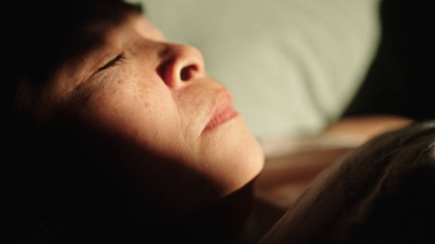 istock Mature woman sleeping. 2151151296